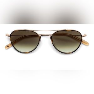 Garrett Leight San Miguel Aviator Sunglasses.